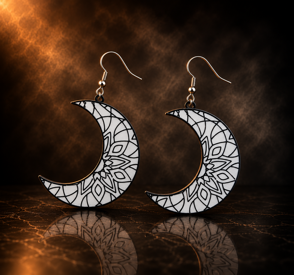 Pendientes luna