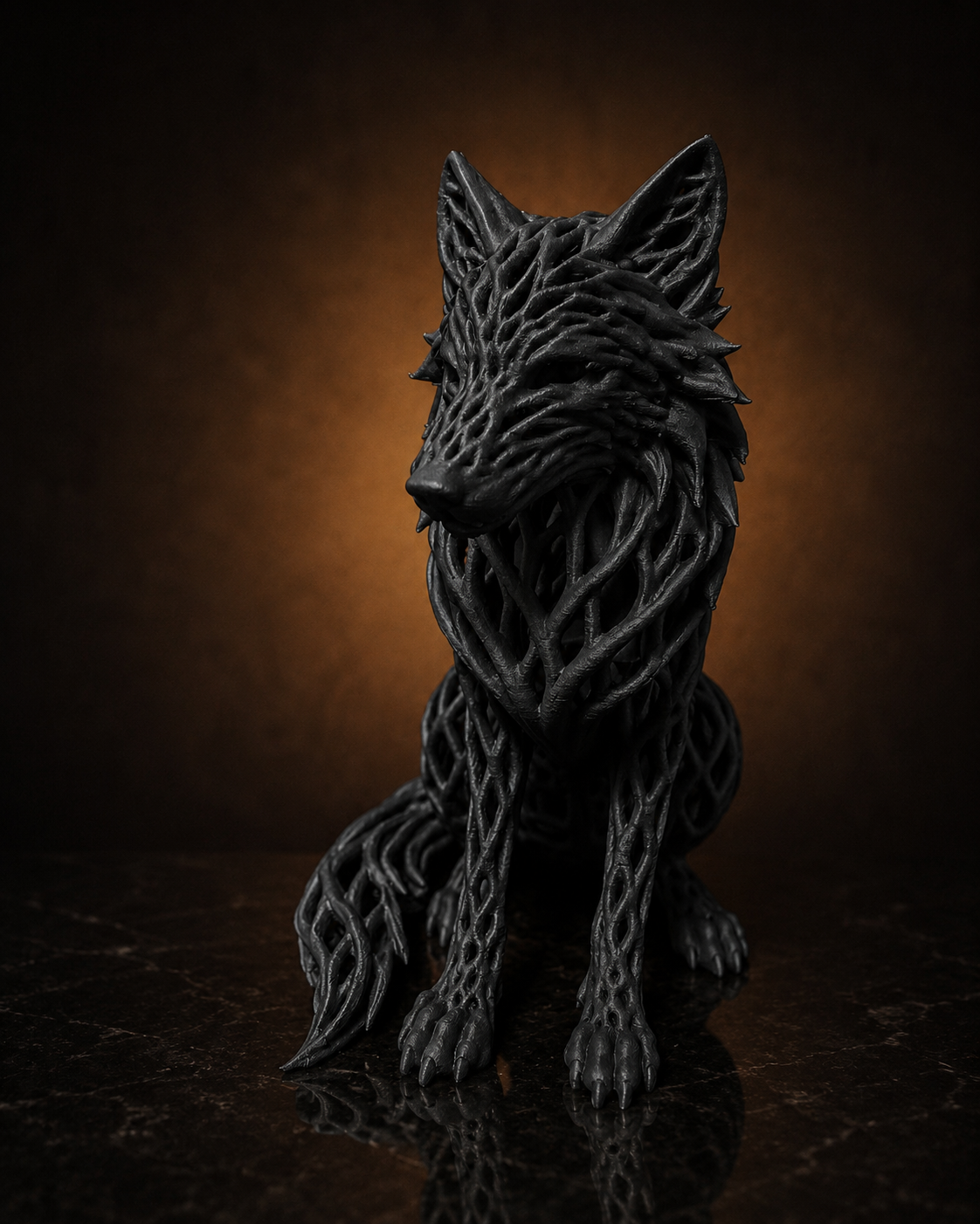 FIGURA DECORATIVA LOBO