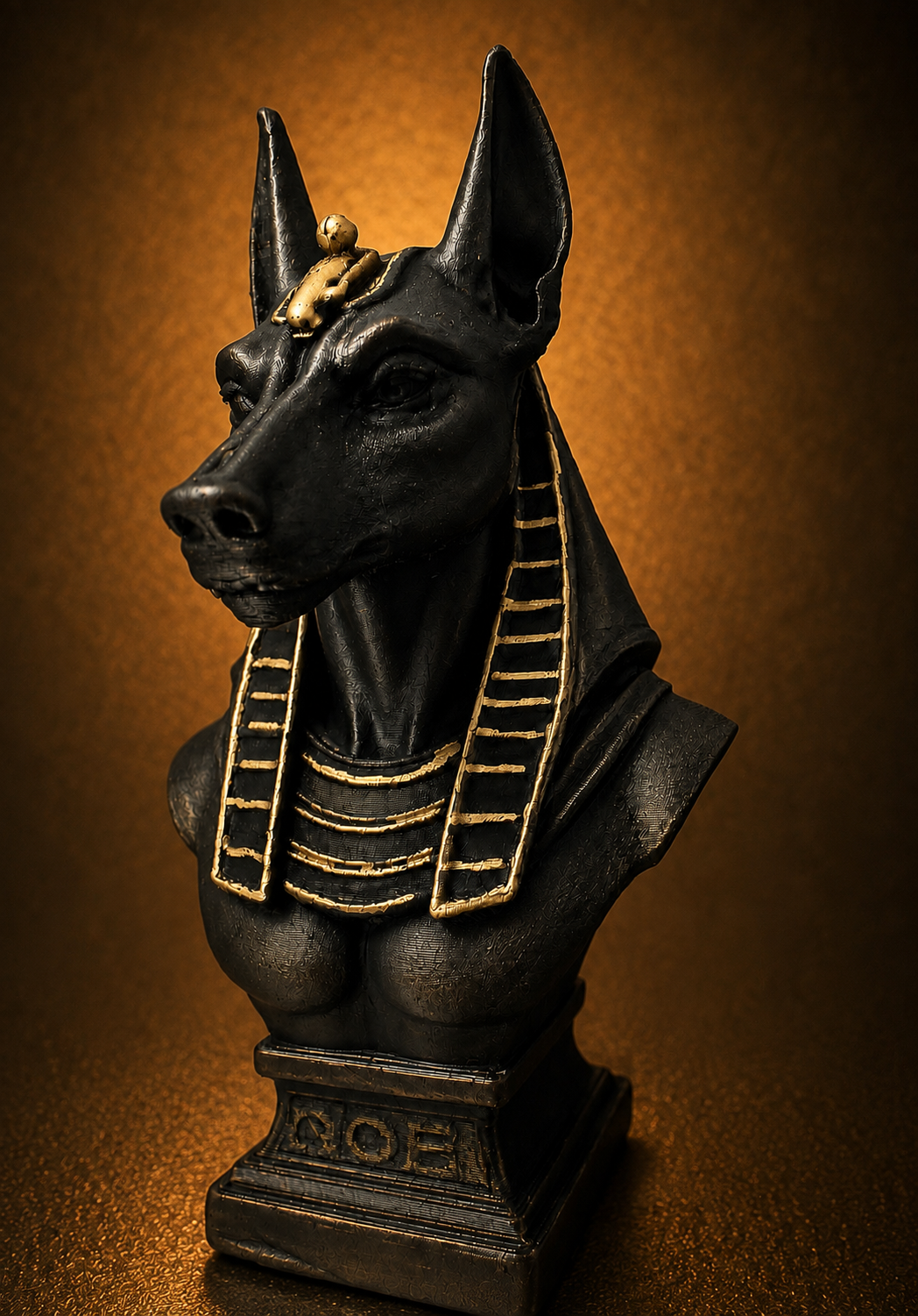 DECORACIÓN BUSTO ANUBIS