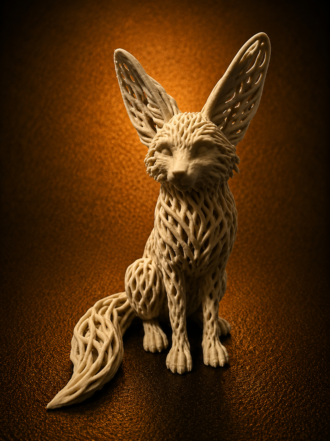 FIGURA DECORATIVA ZORRO DESIERTO
