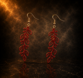 Pendientes hojas