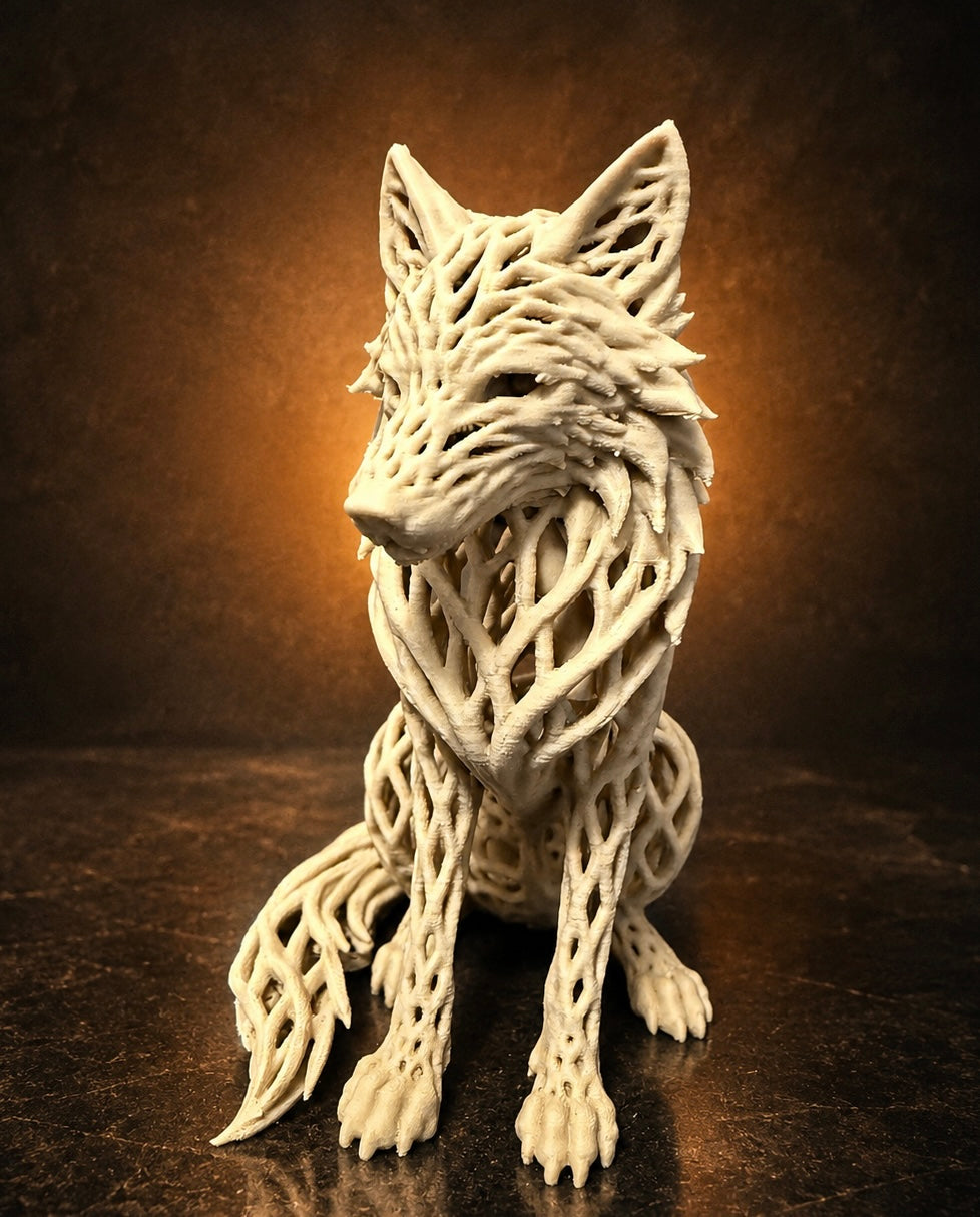 FIGURA DECORATIVA LOBO