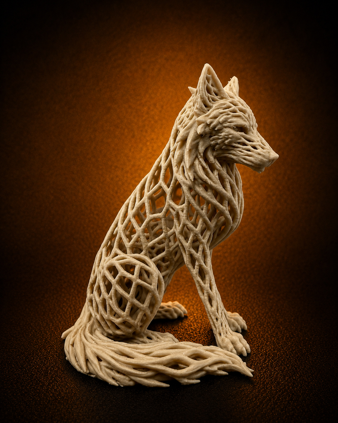 FIGURA DECORATIVA LOBO