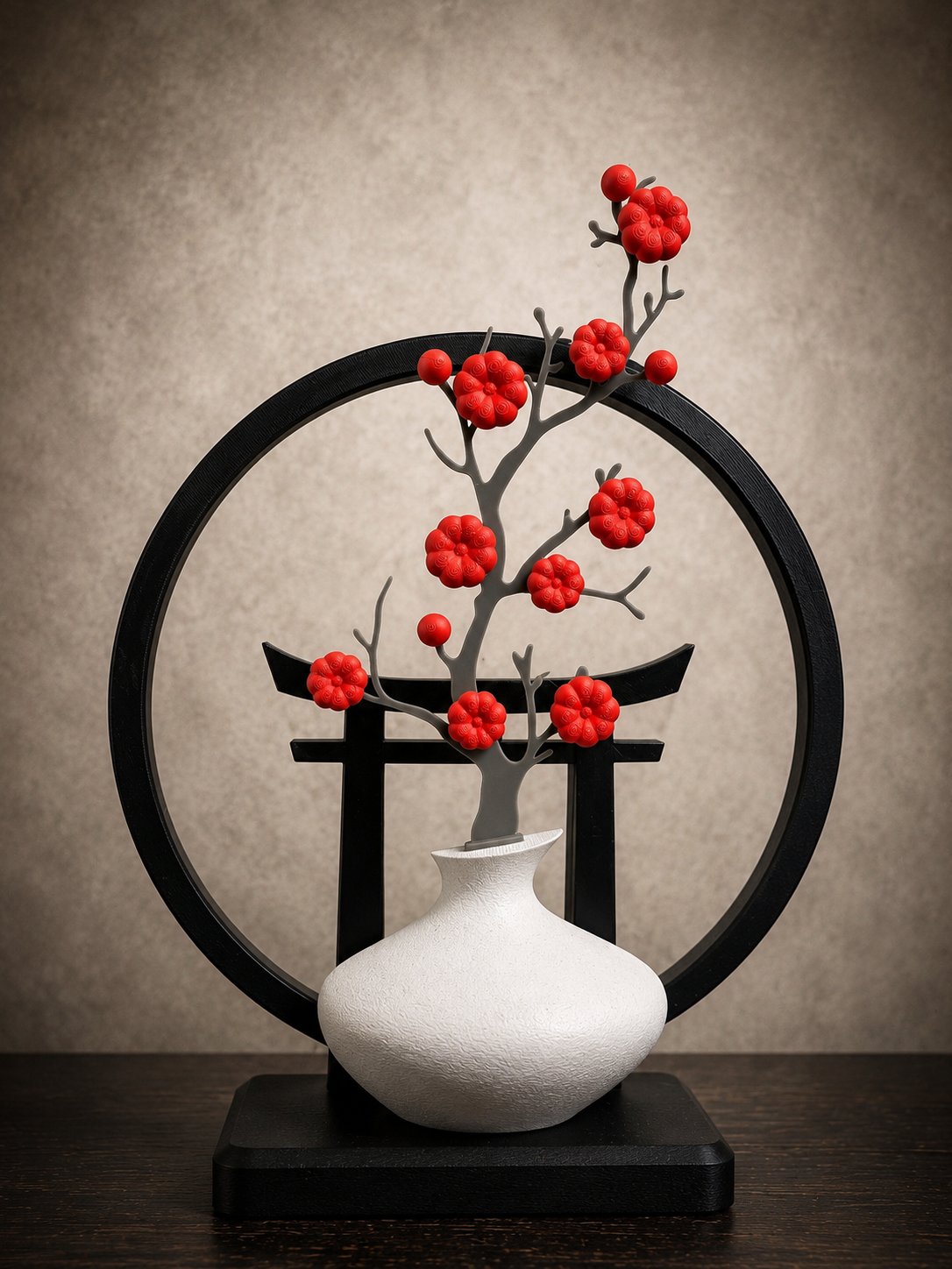 Decoración jarrón Sakura