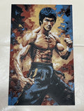 Decoración pared Bruce Lee